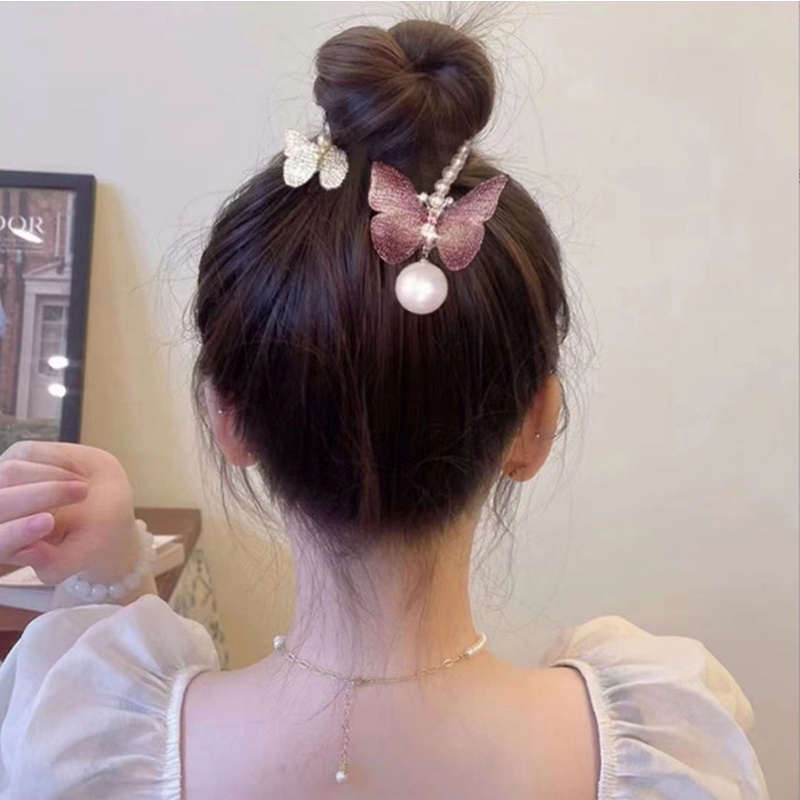 Kẹp Tóc Hoa Trà Phong Cách Hàn Quốc