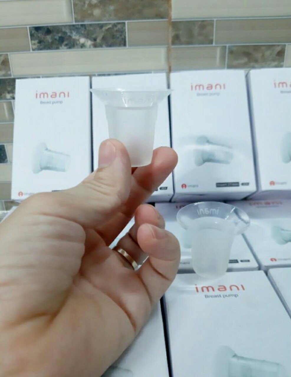Đệm hạ size phễu cho máy hút sữa imani i2 plus