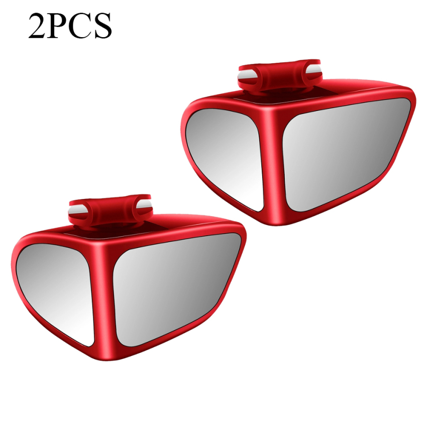 2pcs 360-Degree High-Definition Car Blind Spot Mirror Rotatable And Adjustable 2 Side Wide-Angle Exterior Car Rearview Mirror Parking Mirror