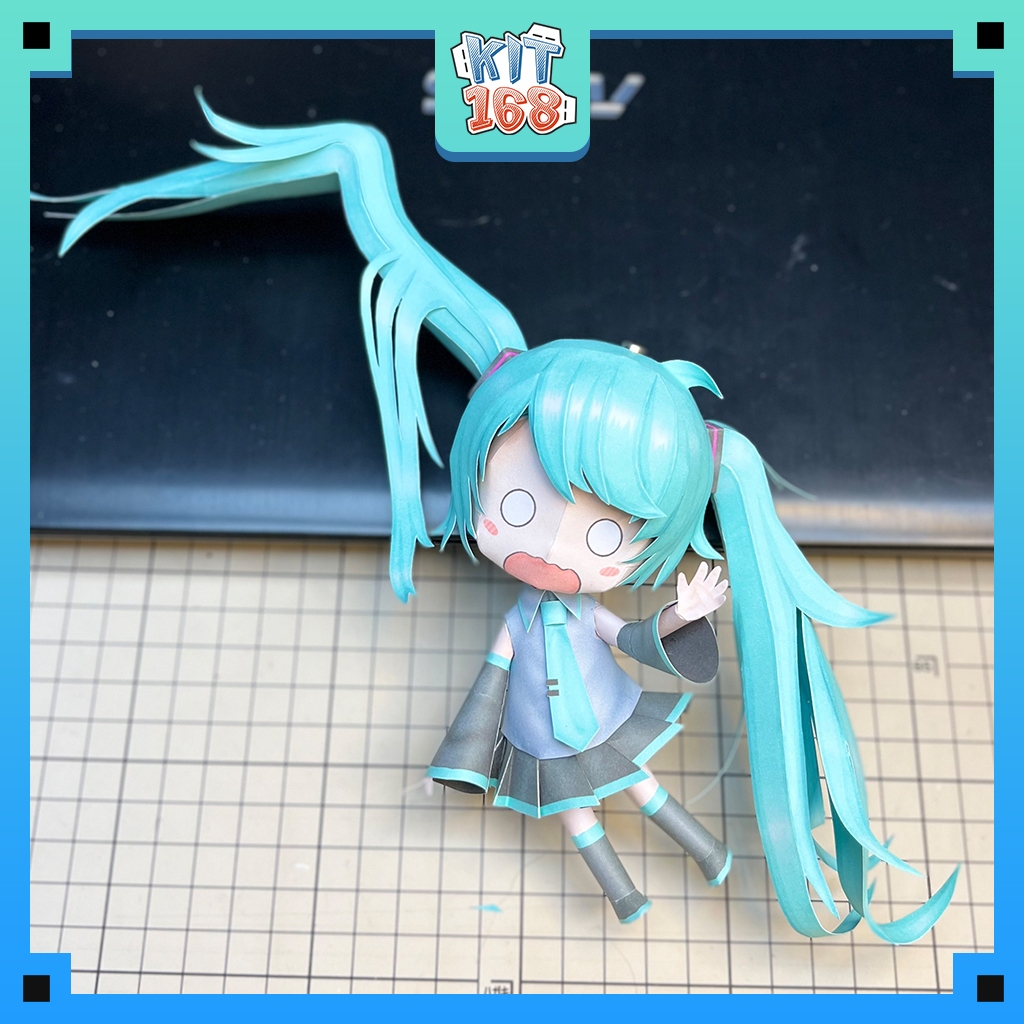 Mô hình giấy Anime Game Chibi Hanging Miku - Vocaloid