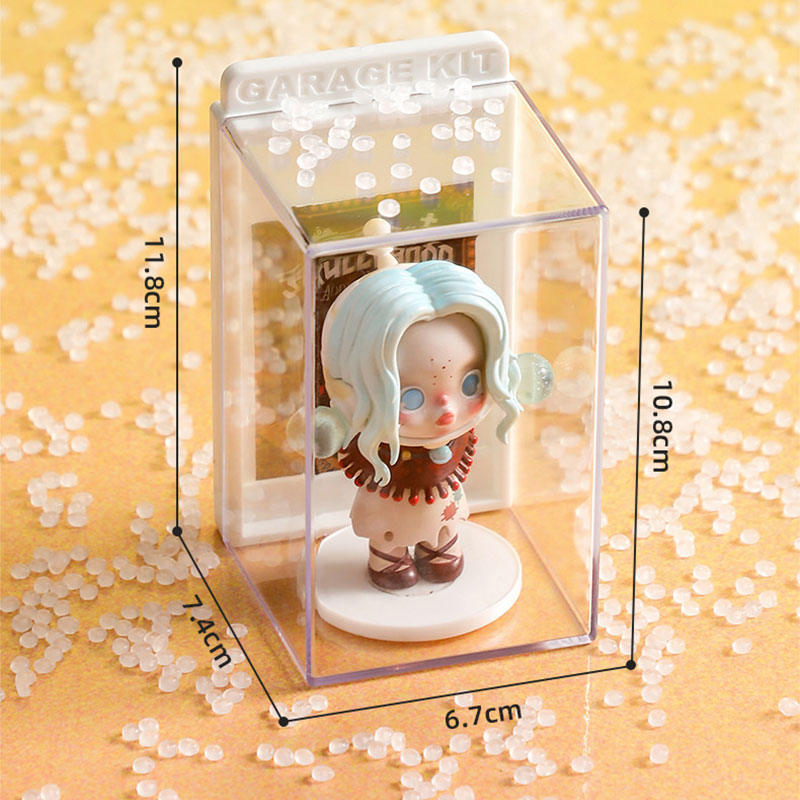 Storage display rack dust cabinet single shelf storage box acrylic hand-made display box