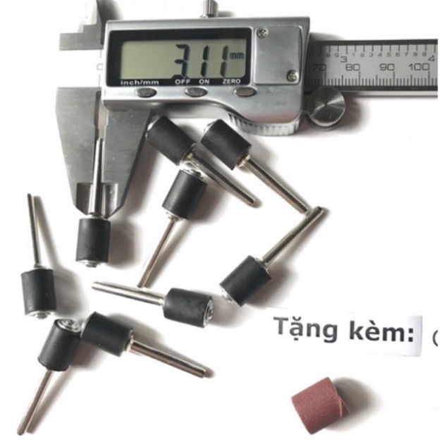 trục su giữ nhám đầu 9.5mm cán 3.17mm