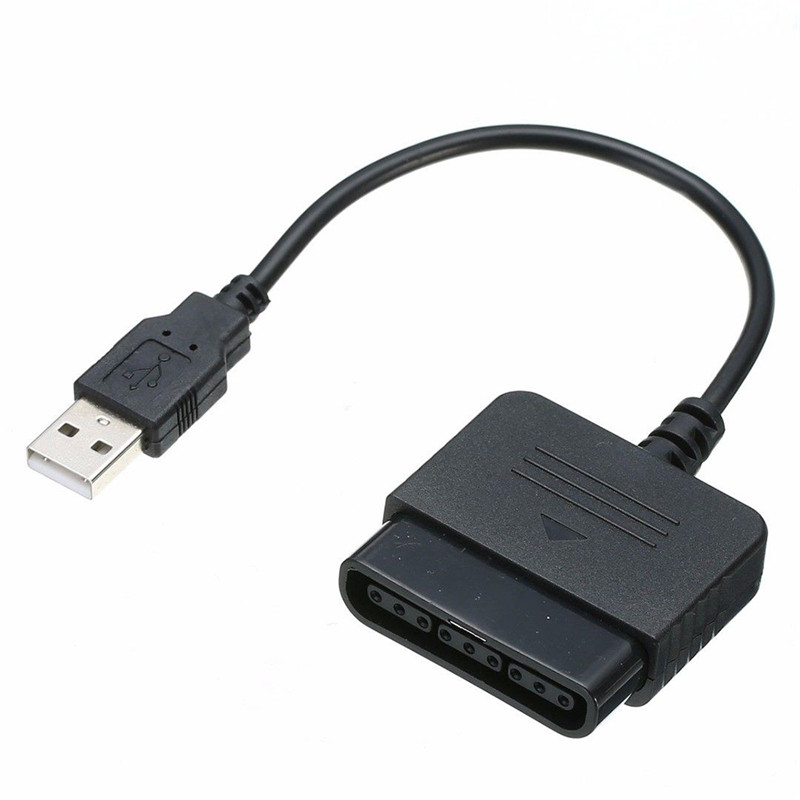 Xiab Usb điều khiển Adapter chuyển đổi cáp dây cho PlayStation PS2 để PS3 PC