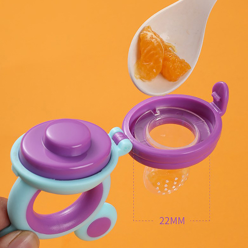 Baby Food Feeding Spoon Juice Extractor Fruit Feeder Pacifier Baby Feeding Bottle Silicone Gum Fruit Vegetable Bite Eat Feeder. 