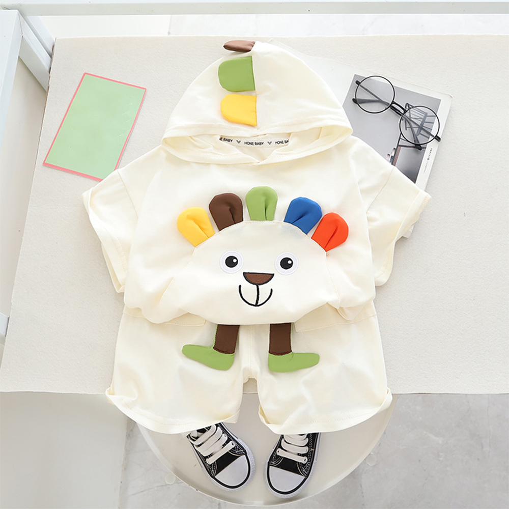 Bear Leader 2023 Summer Boys' Suit Little Kid Baby Summer Clothes Children's Clothes Little Boy Short Sleeve Kids' Clothes