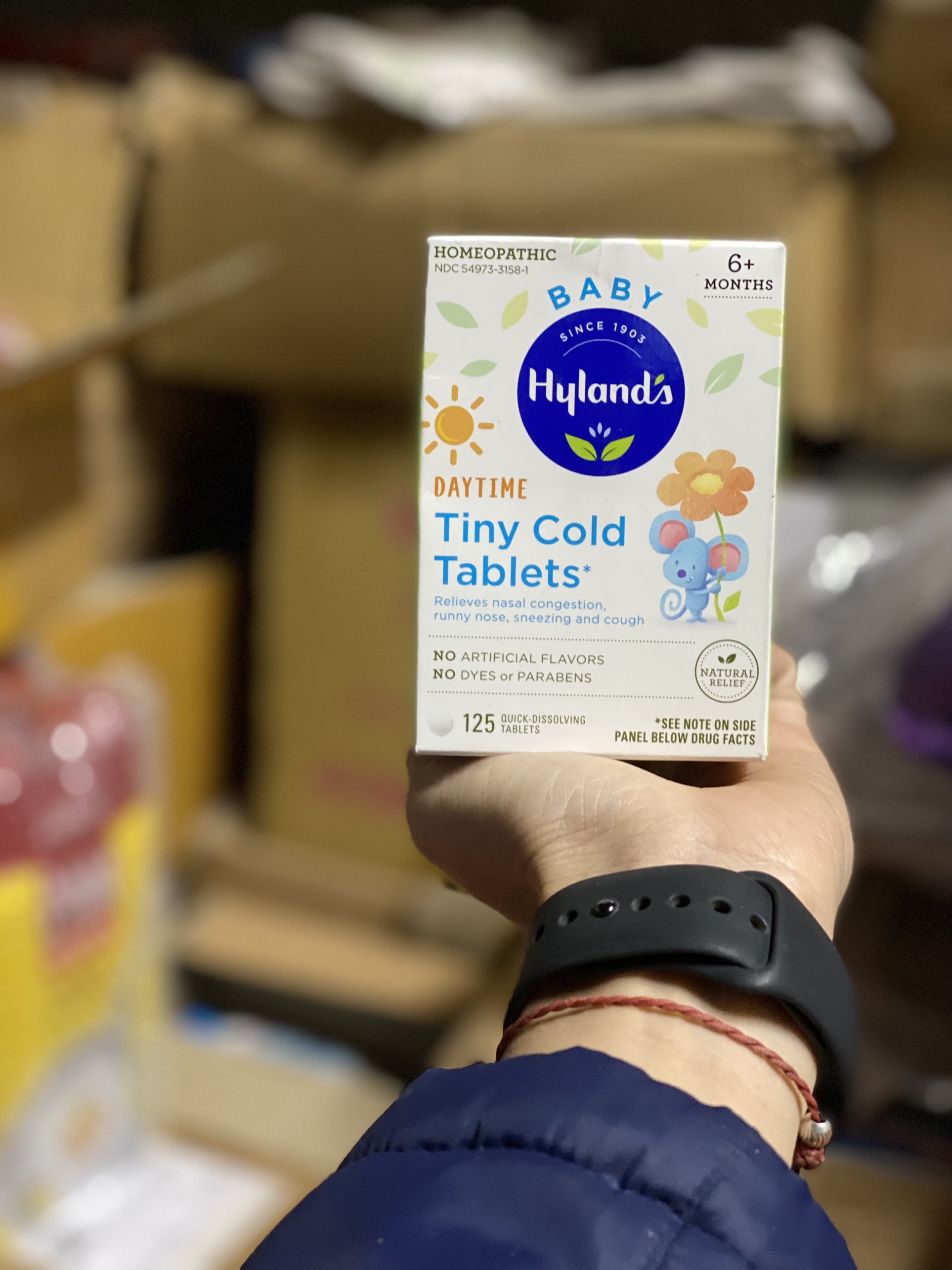 Viên ngậm sổ mũi Tiny Cold Tablets 125 viên- Mỹ