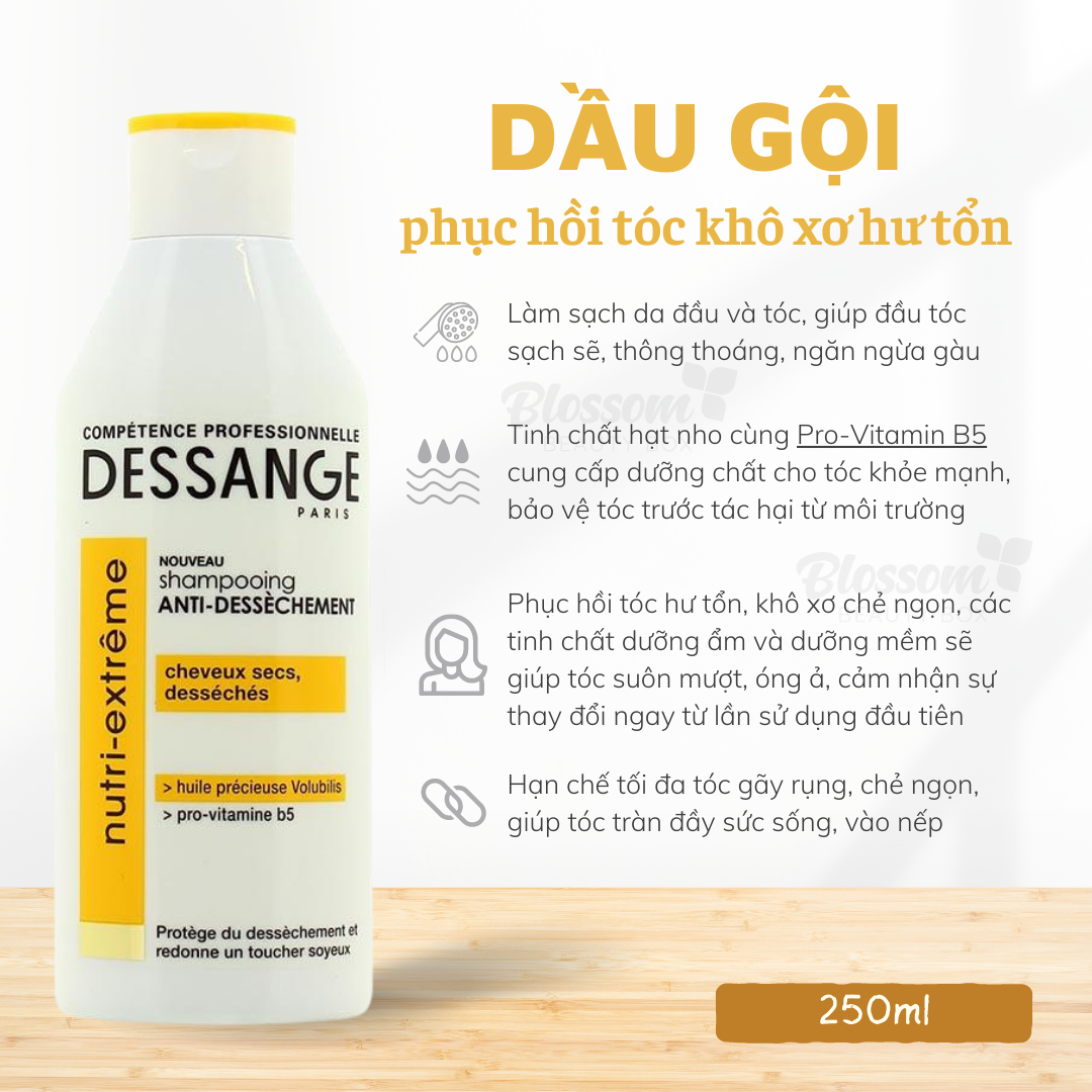 Bộ gội xả DESSANGE Nutri Extreme #Blossom.beautybox