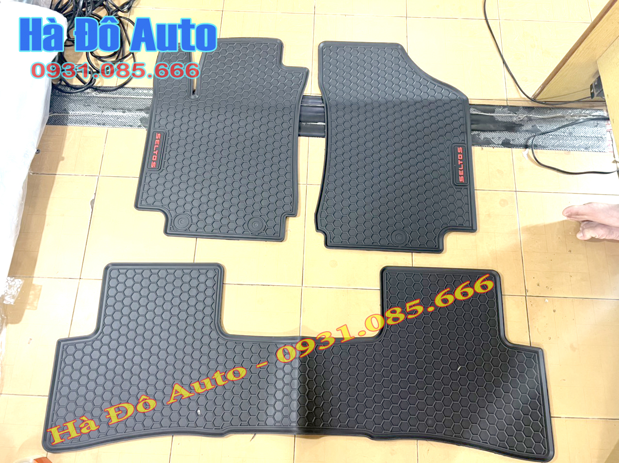 Kia Selos texture rubber floor mat-Kia seltos rubber floor mat
