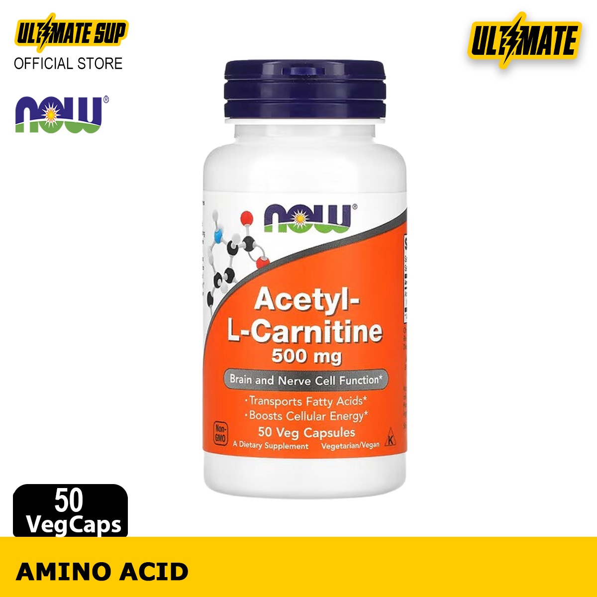 hydroxyhexadecanoyl-l-carnitine L-Carnitine 500 mg Supplement