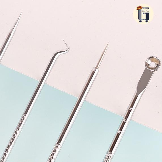 Bộ 4 Món Que Nặn Mụn Đầu Đen