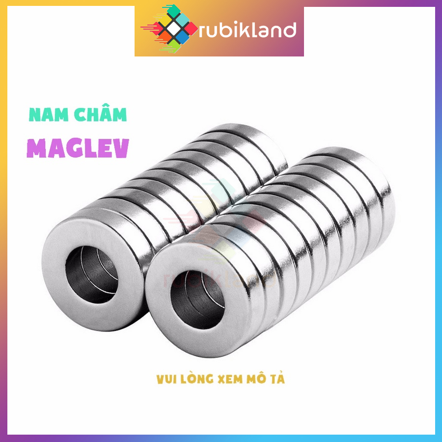 Nam châm maglev mod rubik mod core maglev cho rubic moyu mạ niken siêu xịn lực hút n35 n52