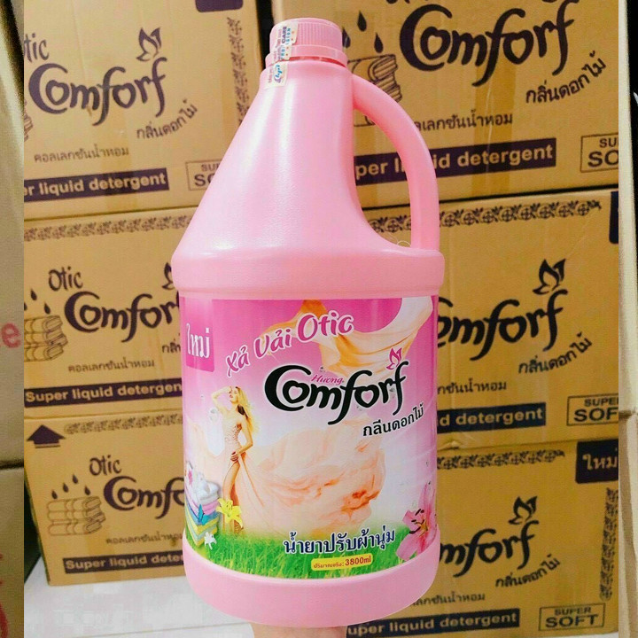 Nước xả vải Thái Lan hương Comfor 3800ml (3.8 lít)