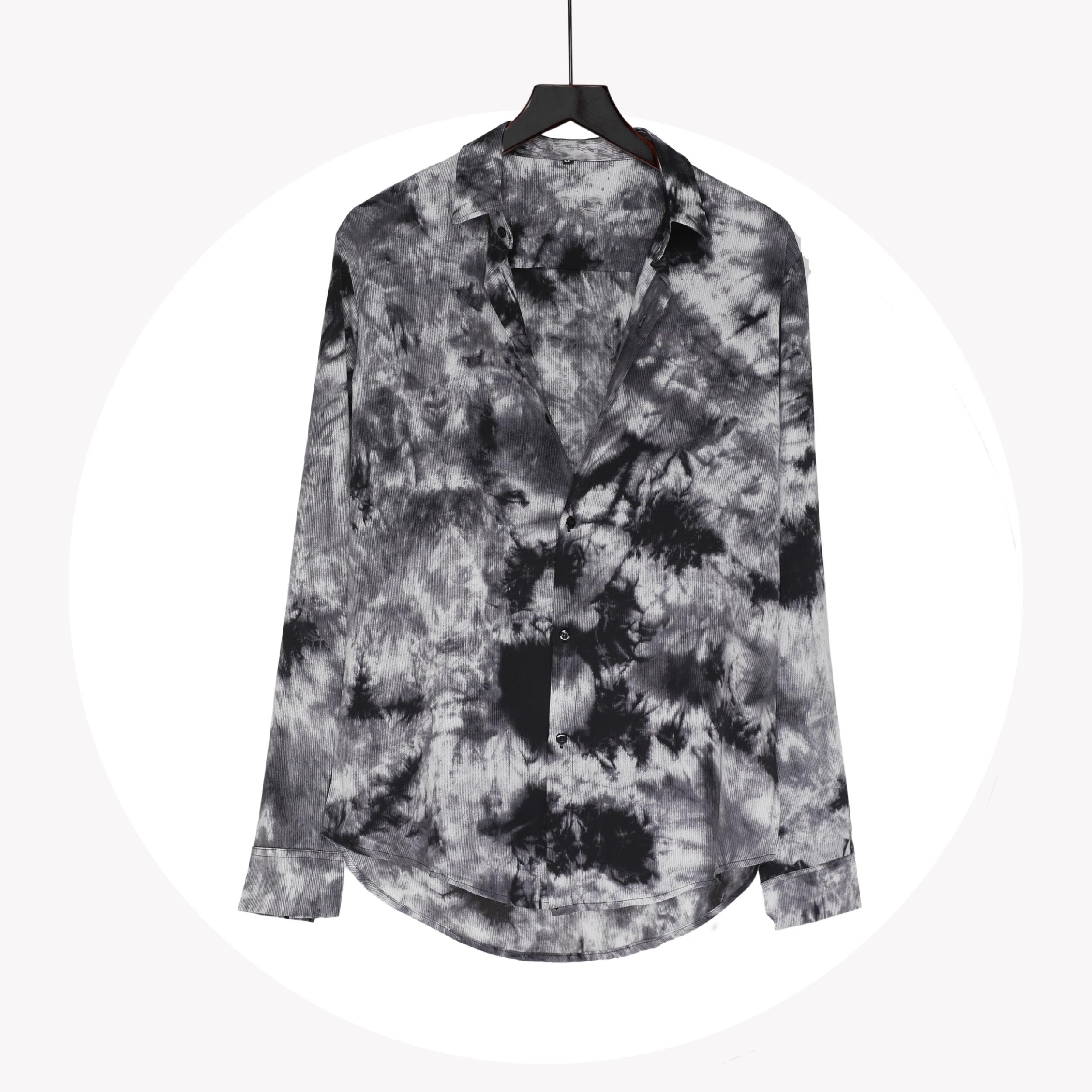 Áo sơ mi nam hàn quốc vải lụa cao cấp S18