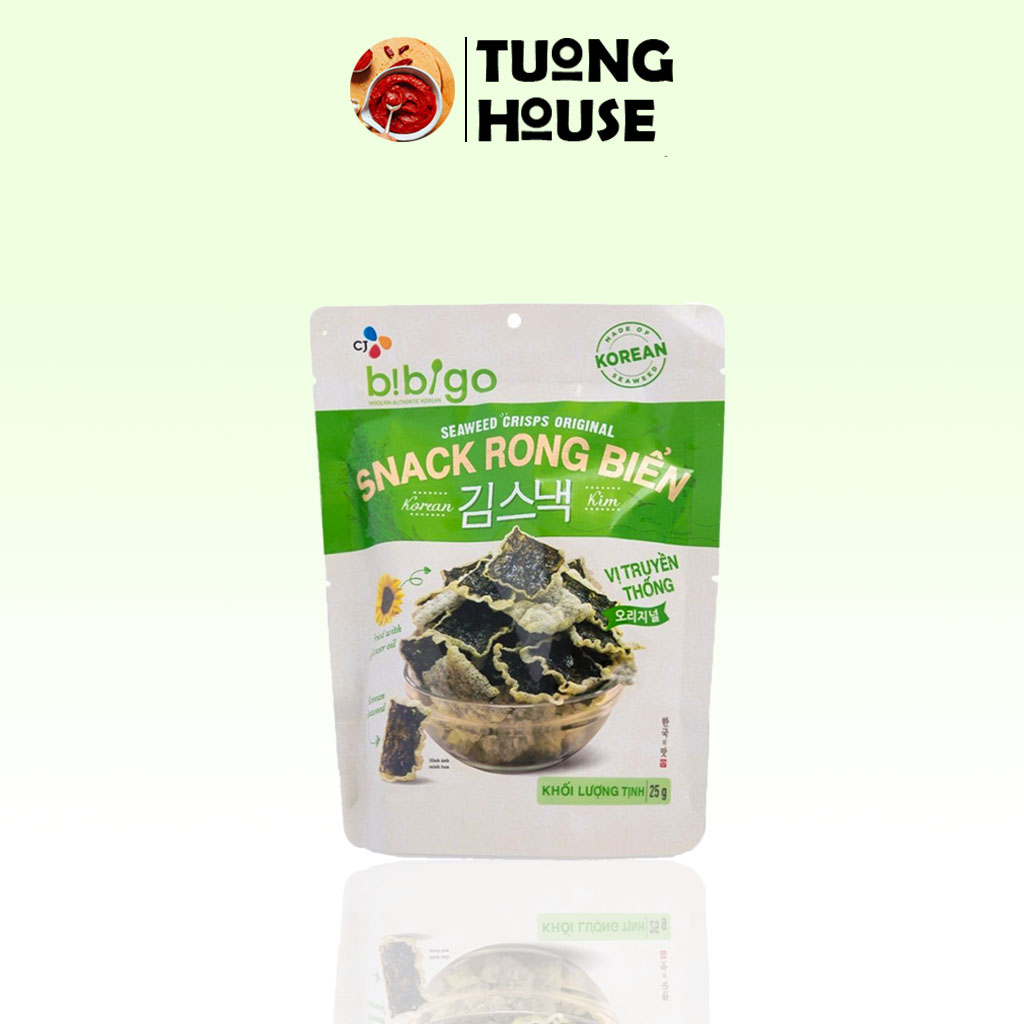 Snack rong biển bibigo truyền thống 25g