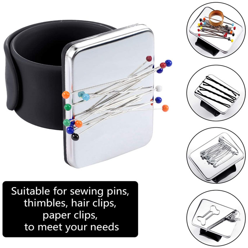 Magnetic Wrist Sewing Pincushion Magnetic Pin Cushion For Sewing