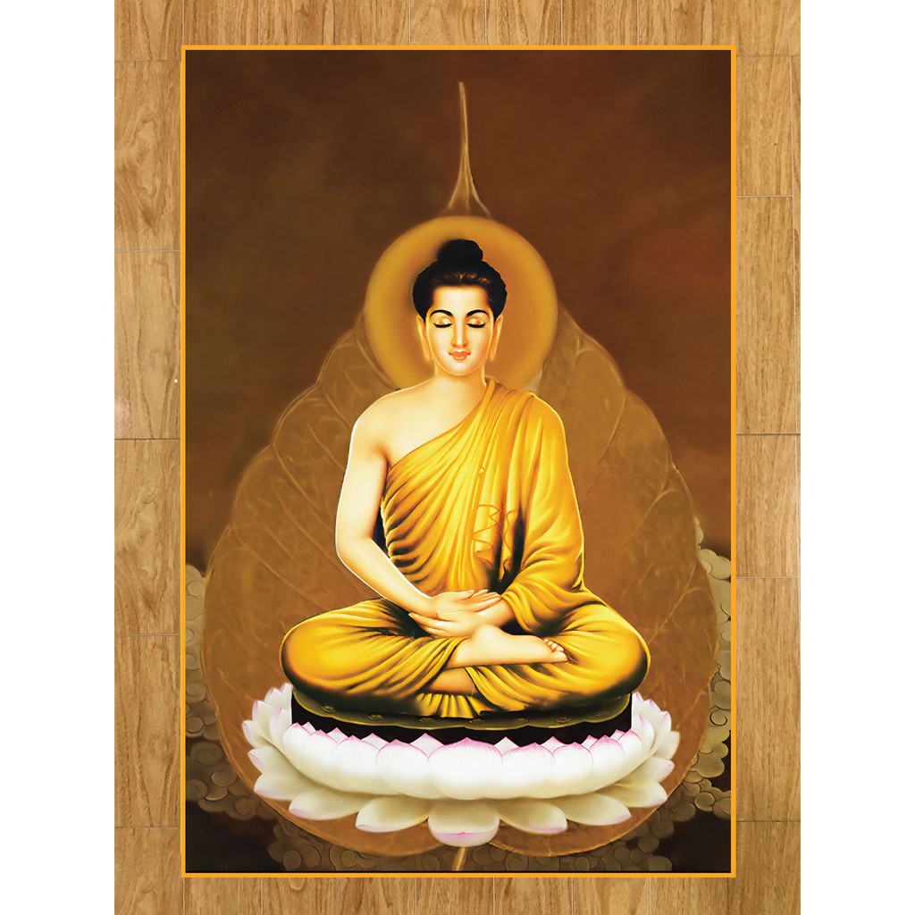 NHIỀU MẪU] Tranh Phật Thích Ca dán tường khổ lớn 60x90cm bằng ...