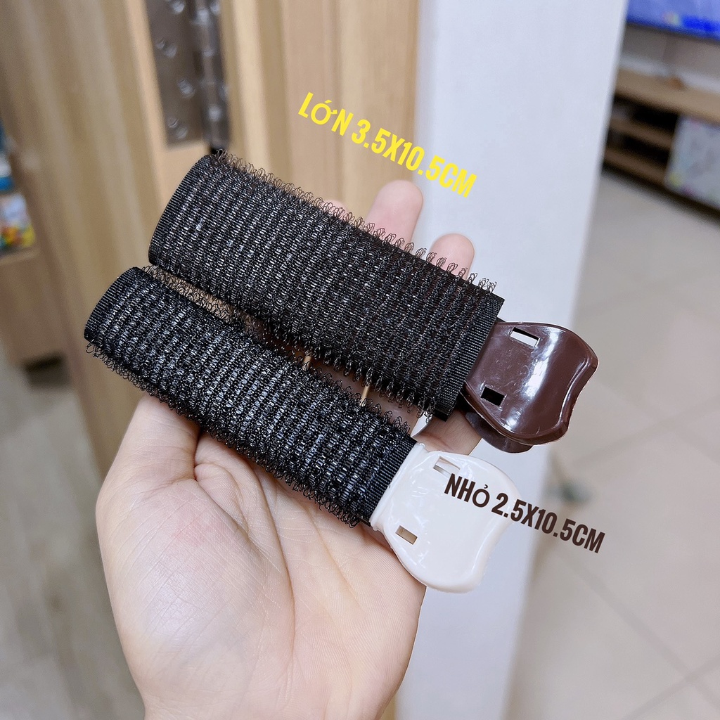 Kẹp phồng chân tóc mái tự dính size 3.5cm và 2.5cm