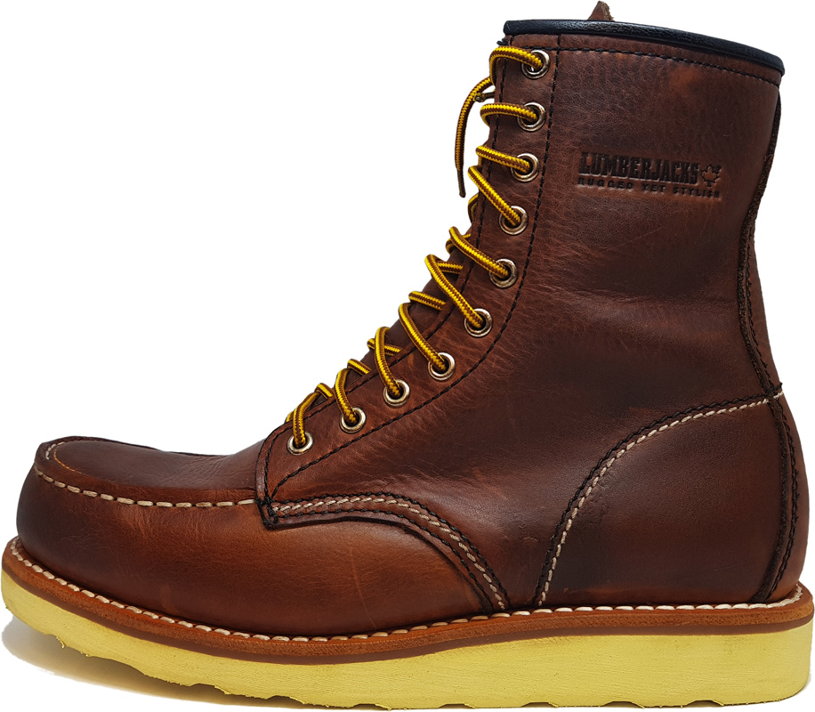 Lumberjacks High Cut Moc Toe Boot 91593 Lumberjack Moc Boots Tall