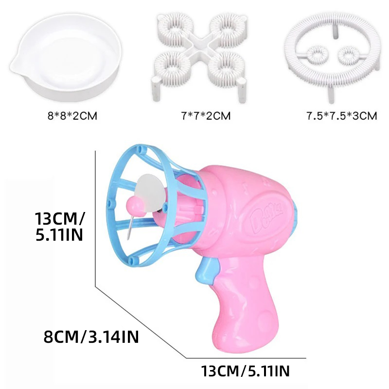 TOYSMARS Bubble Toys Electric Bubble Machine Automatic Bubble Maker Machine Electric Bubble Toy Outdoor Play Baby Kids Toys