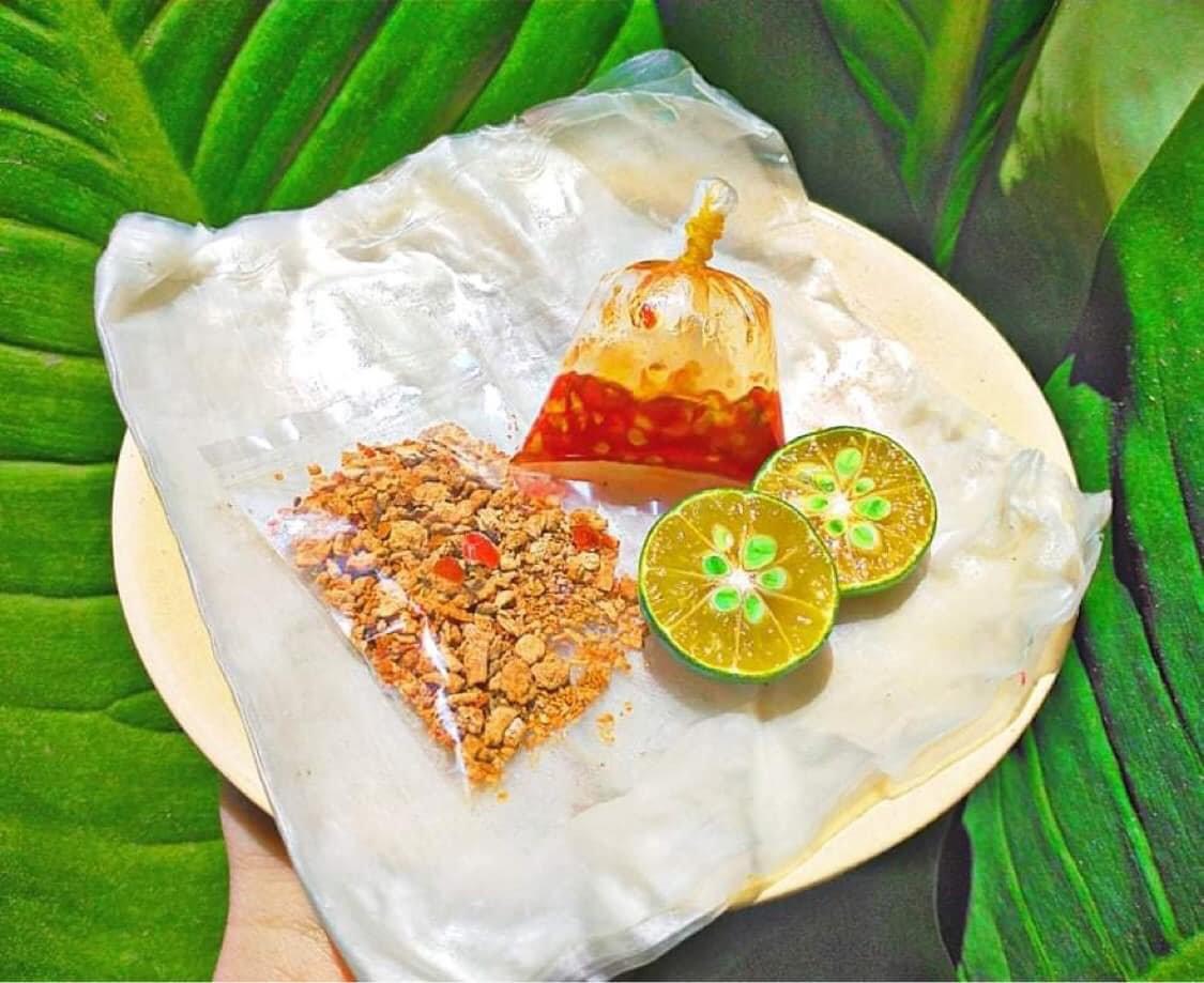 Bánh tráng sa tế siêu cay