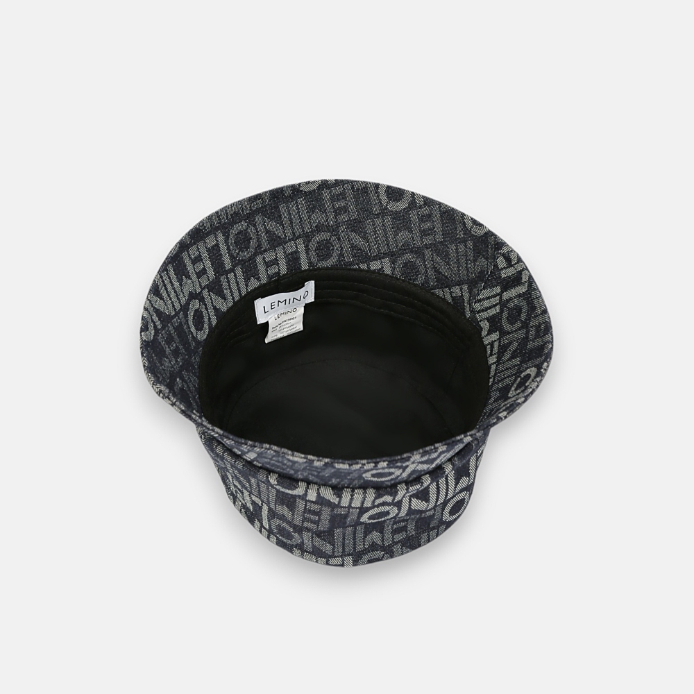 Mũ Bucket Lemino Monogram Denim LE8605-57