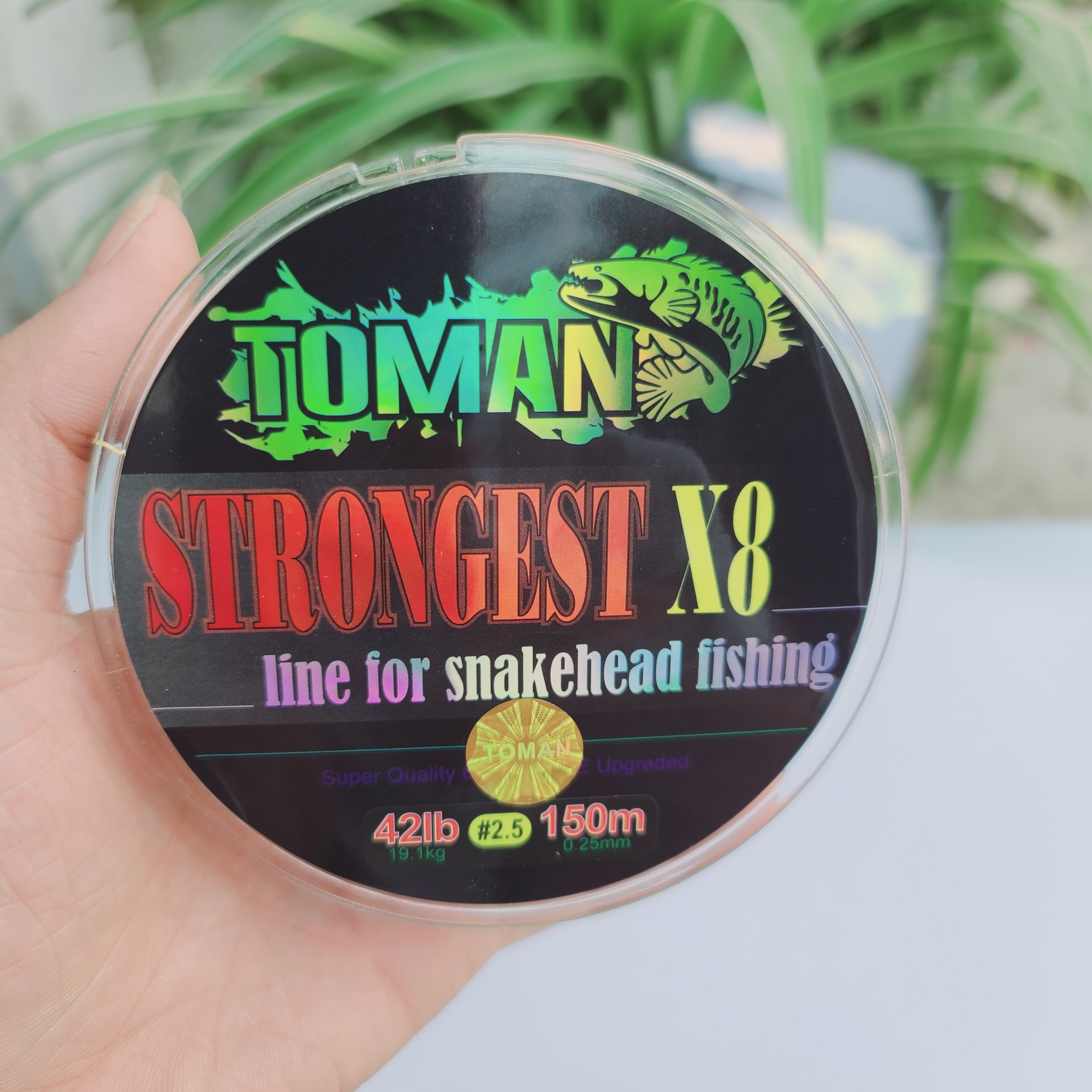 Dây pe Toman Strongert X8