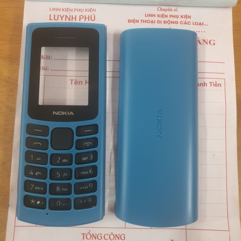 Vỏ nokia 105 4g có bàn phím chuẩn