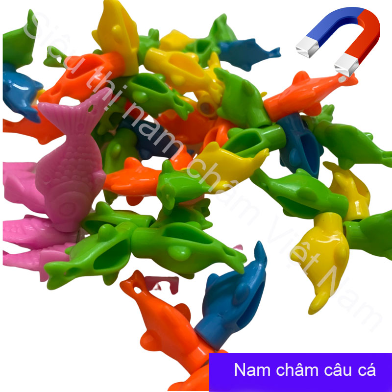 Combo 10 con nam châm câu cá siêu tiện dụng, hút mạnh