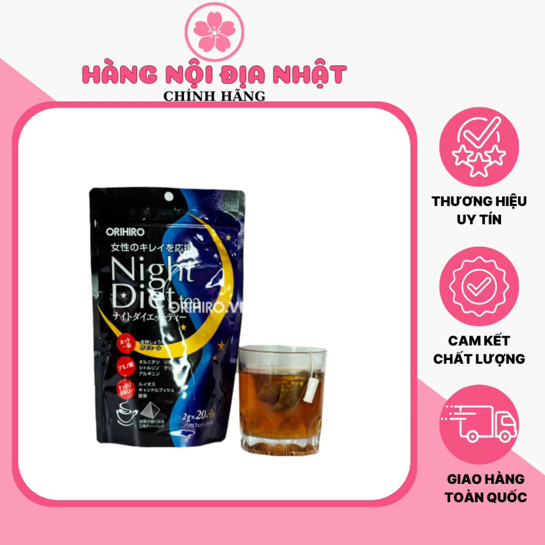 Trà giảm cân Orihiro Night Diet Tea Nhật Bản