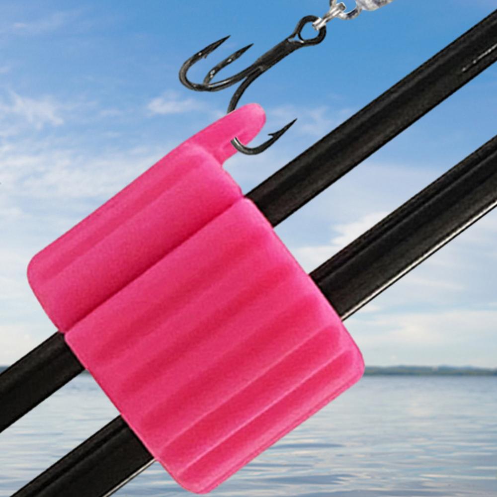 Fishing Rod Protect Ball Anti-Collision Fastener Binding Clip Portable  Silicone for Fishing Rod Accessories