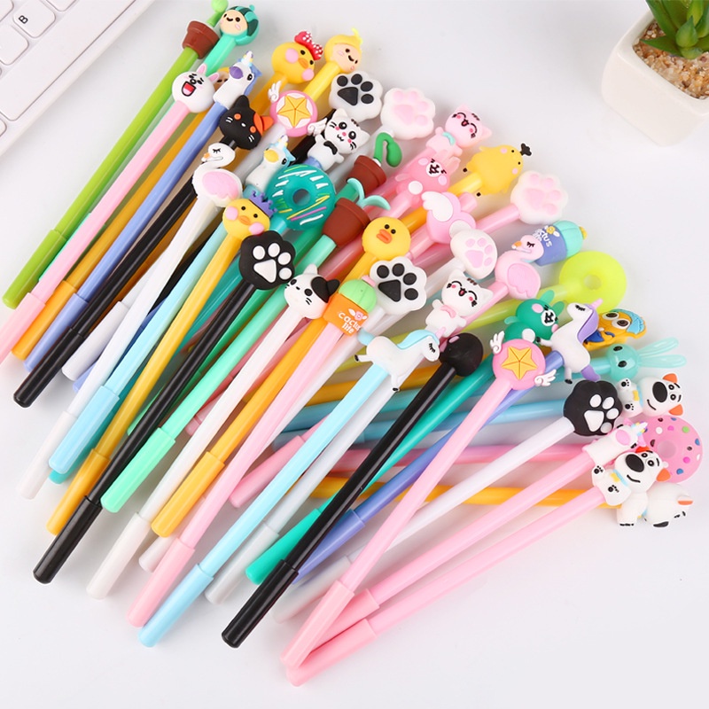 Set 20 Bút Hoạt Hình Túi Zip Cute (giao ngẫu nhiên)