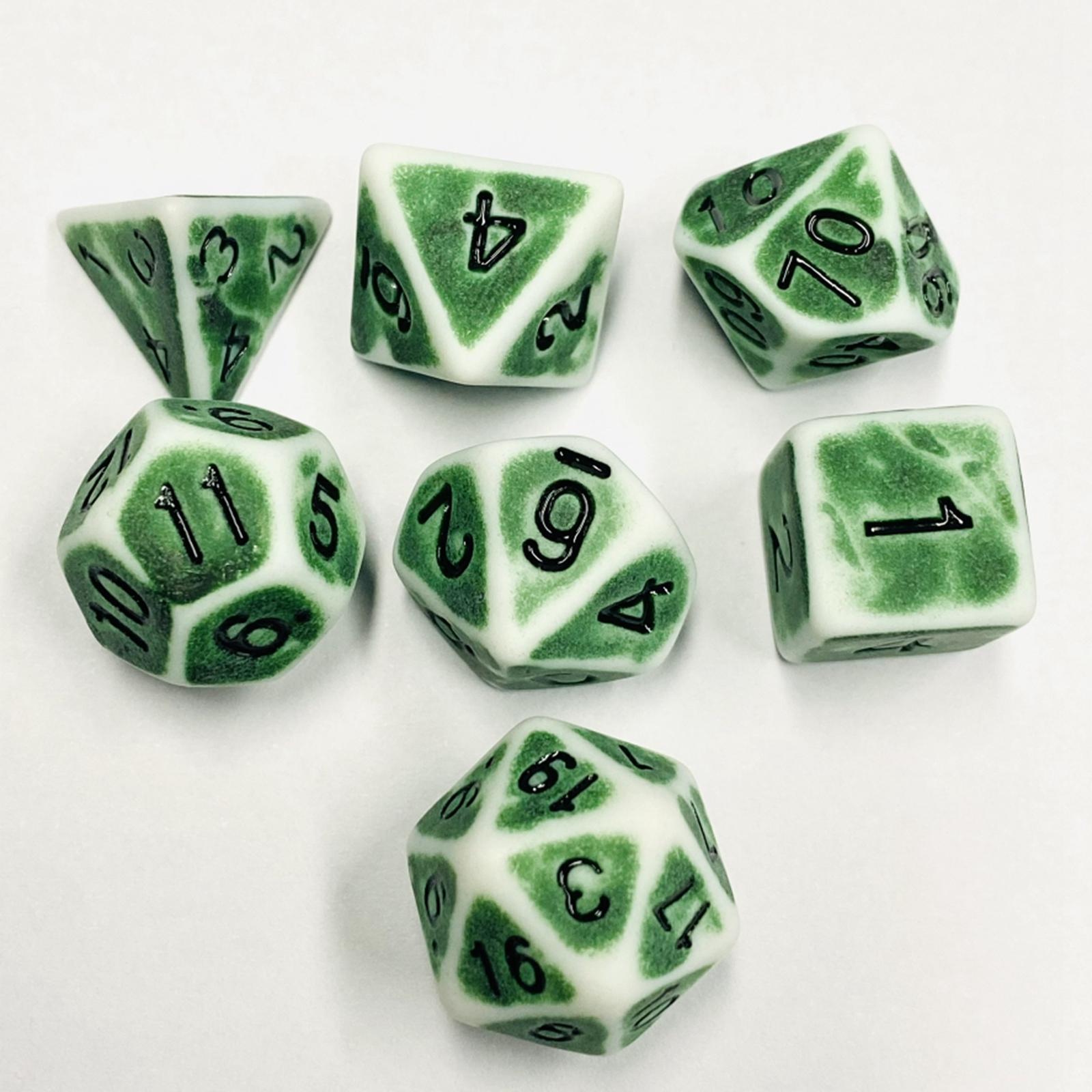 Baoblaze Polyhedral Acrylic D8 D10 D10 D12 D20 Multi-sided & RPG MTG Role Play