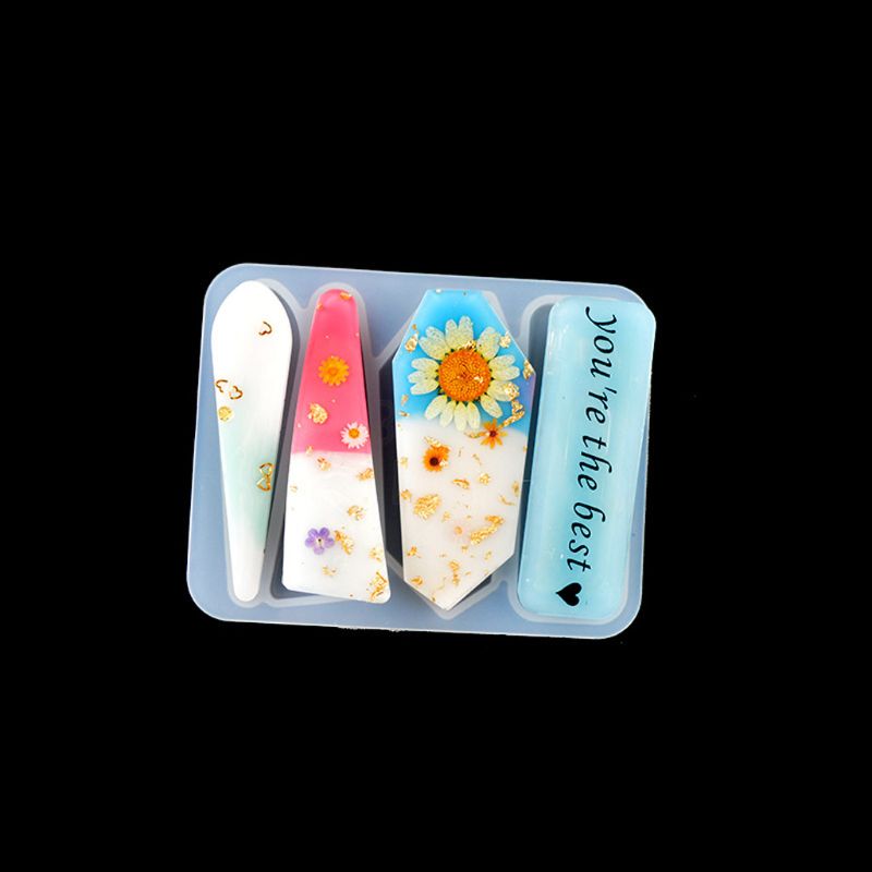 Handmade Barrettes Silicone Epoxy Resin Molds DIY Hair Pin Acrylic Mold  Alligator Hair Clip Molds Jewelry