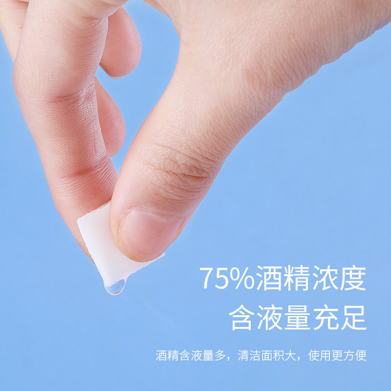 Hộp 100 miếng bông tẩm cồn Alcohol Pad