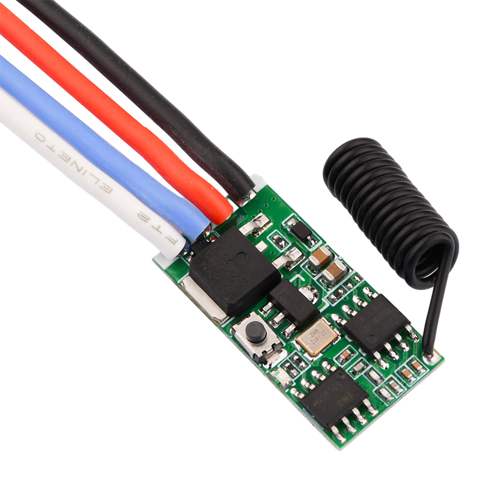 433mhz Wireless Remote Control Dc Motor Speed Controller 3.7v-24v 5a Pwm Speed Regulation Dimming Module For Led Lights Motor. 