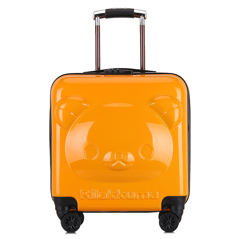 New 18 Inch Cartoon Cute 3D Children's Travel Cabin Suitcase With