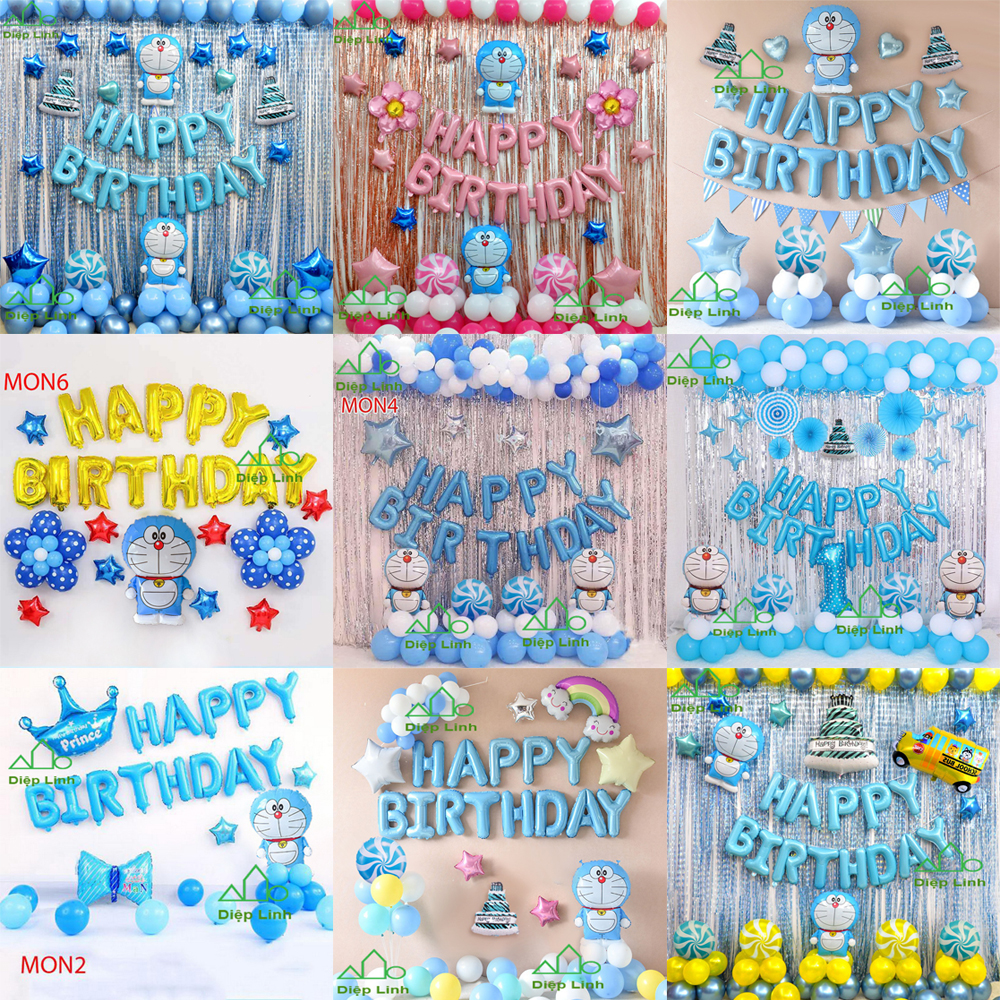 Doremon - Doraemon Birthday Decoration Balloon Set
