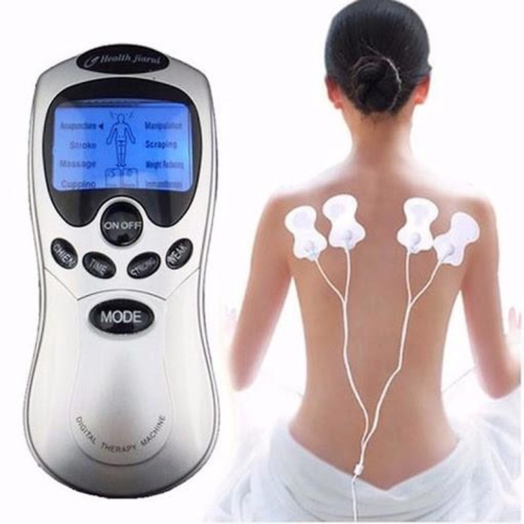 [FREESHIP] Máy Massage Trị Liệu Xung Điện 4 Miếng Dán Chăm Sóc Sức Khỏe.