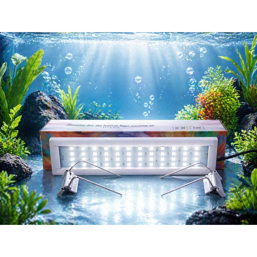 LAMPU KANDILA VIBRANT ECO EV 300 / EV 400 / EV 500 / EV 600 / EV 800 / EV 1000 + UVA & UVB LED ATAS AQUARIUM AQUASCAPE