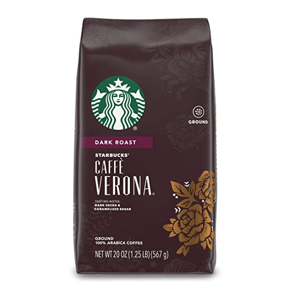 Cà phê rang đậm xay sẵn 100% Arabica Coffee Dark Roast Verona Ground - 510g thumbnail
