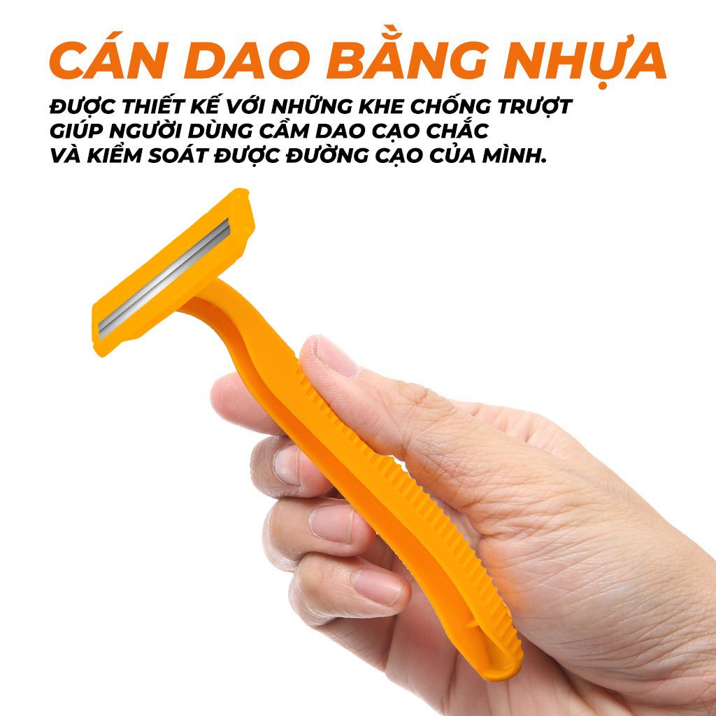 5 cây dao cạo râu cán cong  Avatar, 2 lưỡi siêu bén
