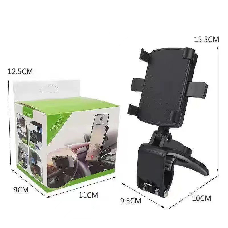 Car mobile phone holder, car multi-function rotation, dashboard, rearview mirror, navigation bracket for car interior simple