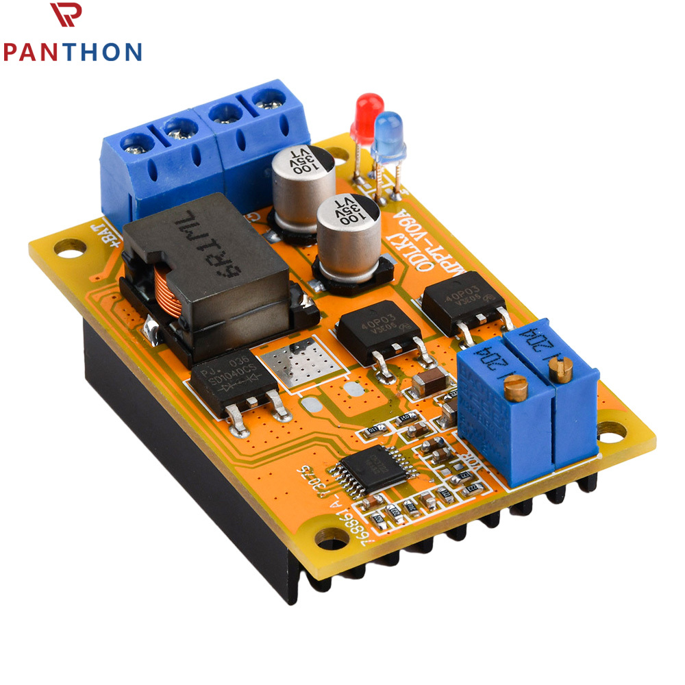 【】💕Hàng sẵn có🎉】 Panthon 6A MPPT năng lượng mặt trời bảng sạc pin lithium năng lượng thấp pin sạc mô-đun PCB 300KHz