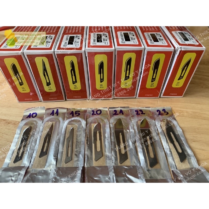 ️ lưỡi dao phẫu thuật y tế lưỡi dao mổ doctor số 10,11,12,15,20,23,21,22 lưỡi dao mổ phẫu thuật doctor
