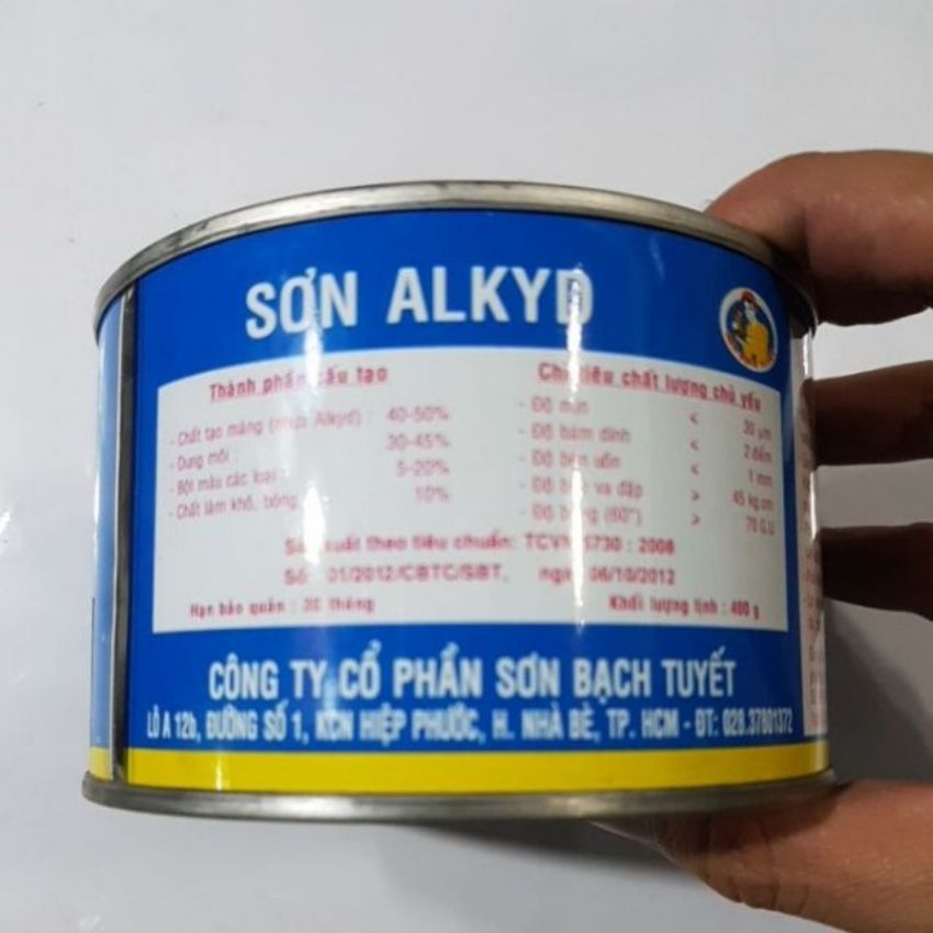 Sơn dầu Bạch Tuyết - Lon 400gr