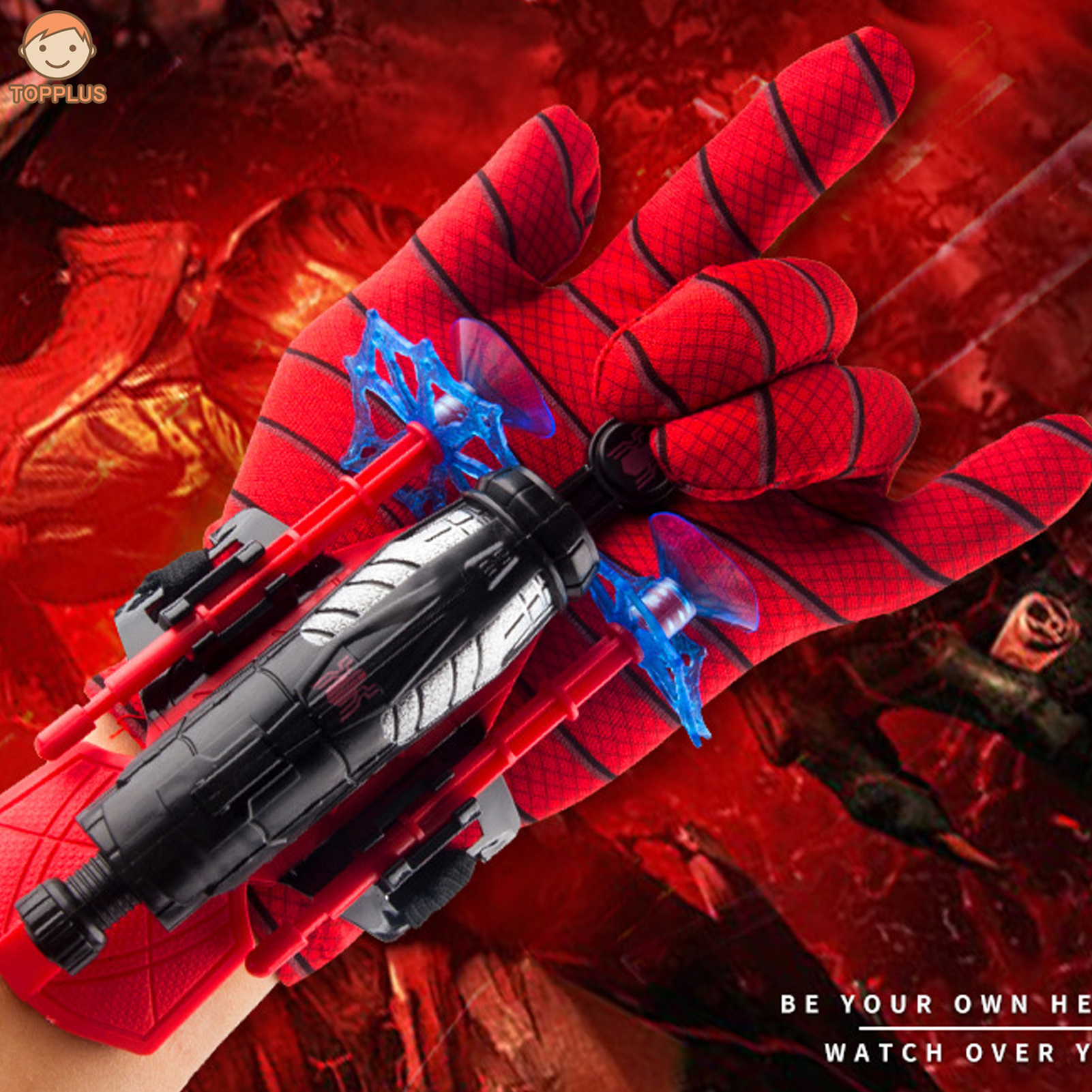 Ready TOPPLUS Spider Web Shooters Bracers Nontoxic Safe Odorless Soft