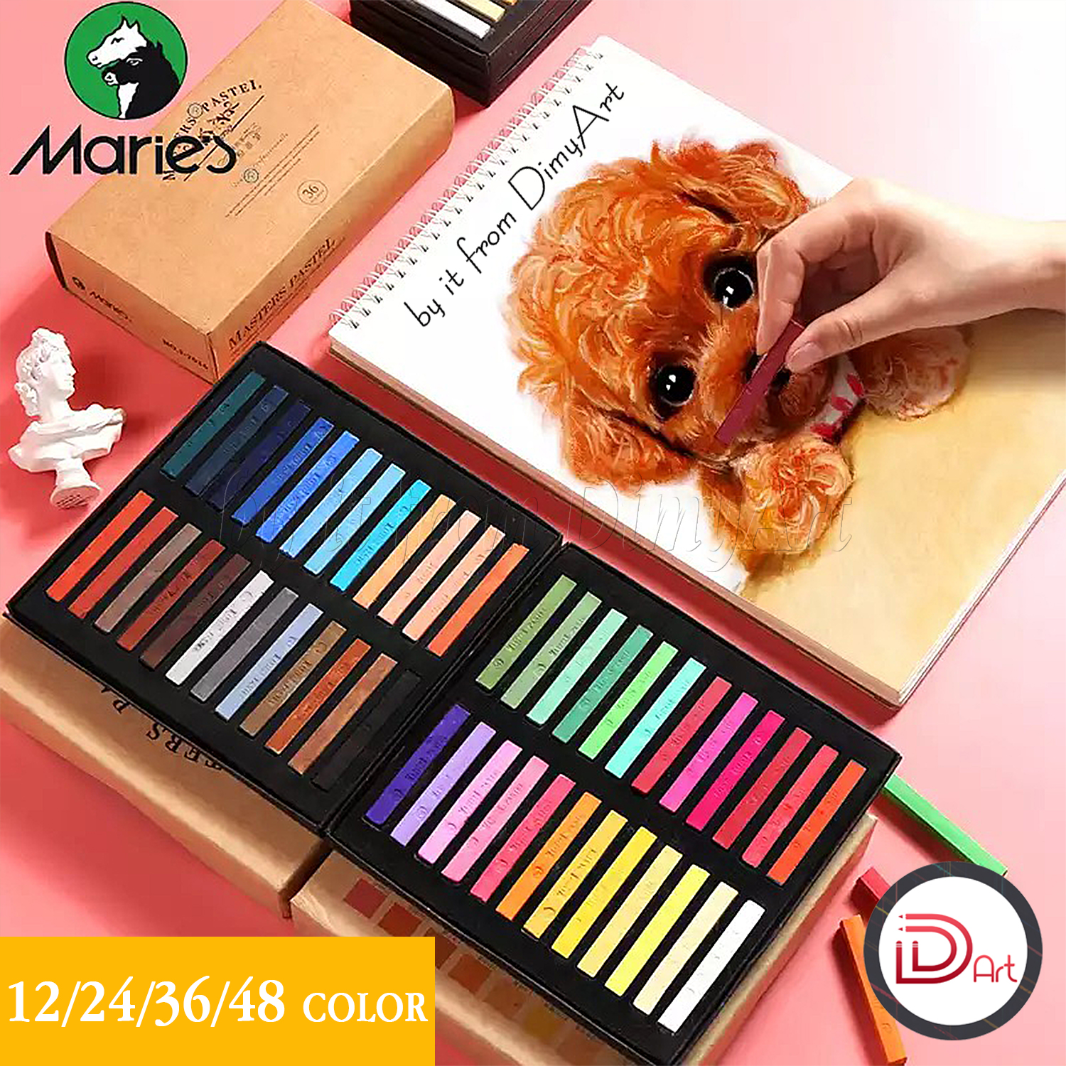 [HCM]Phấn tiên Masters Pastel MARIEs 12/24/36/48 màu