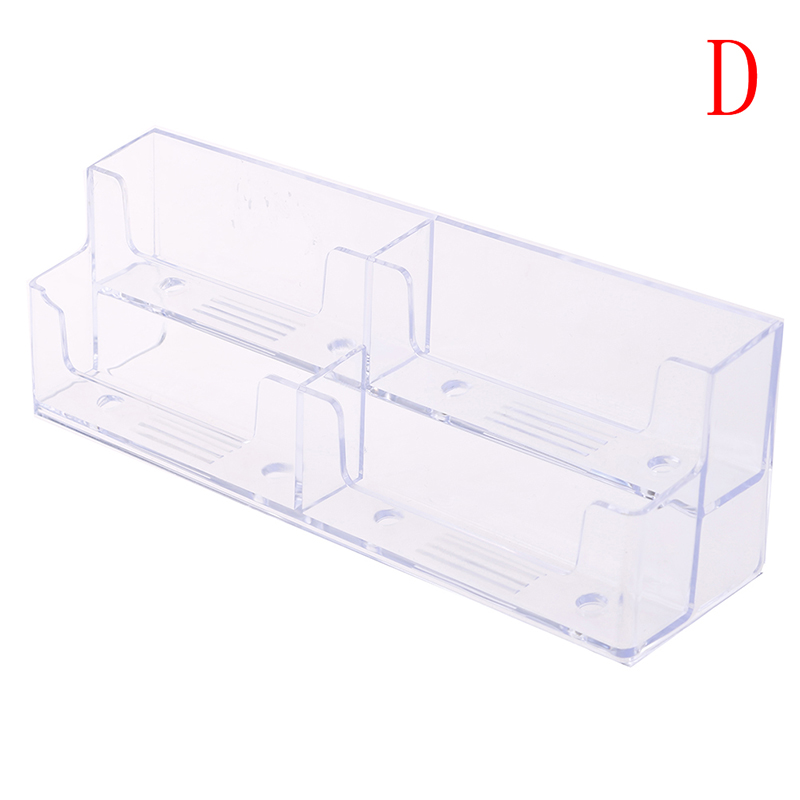 Maoyuanxing Desktop office business card holder transparent counter display stand accessory