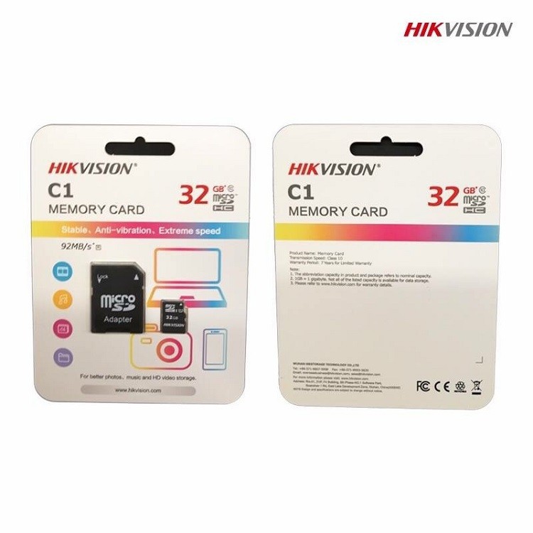 Thẻ nhớ Micro SD Hikvision 32GB 64GB 128GB Class 10 tốc độ 92MB/s - TRANGIATELECOM