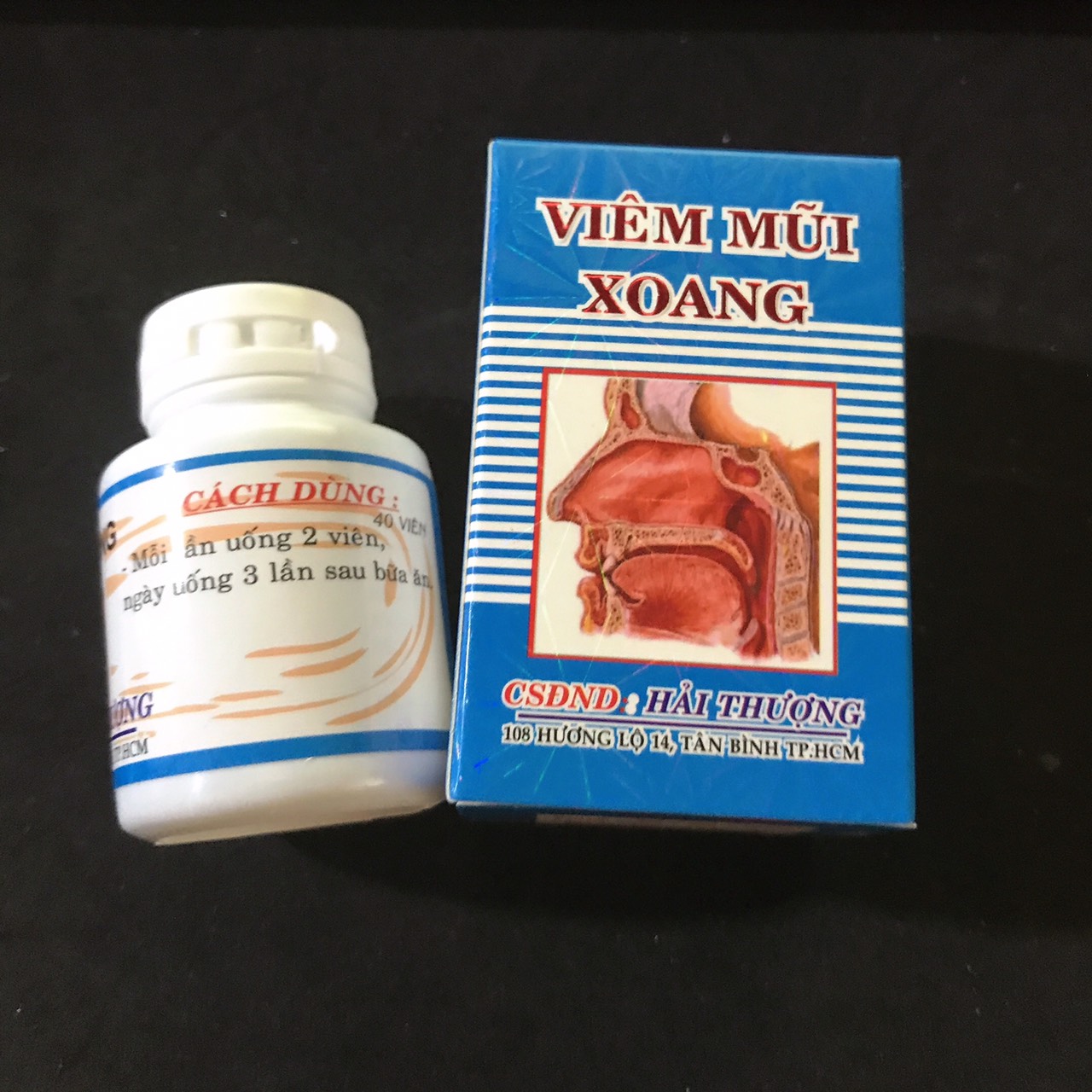 VIÊM XOANG MŨI HẢI THƯỢNG 40 VIÊN
